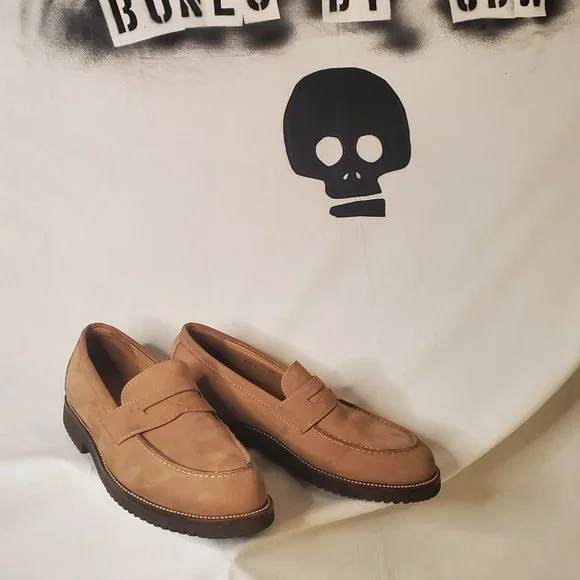 L.L. Bean Men\'s Tan Suede Loafers Men main image 3